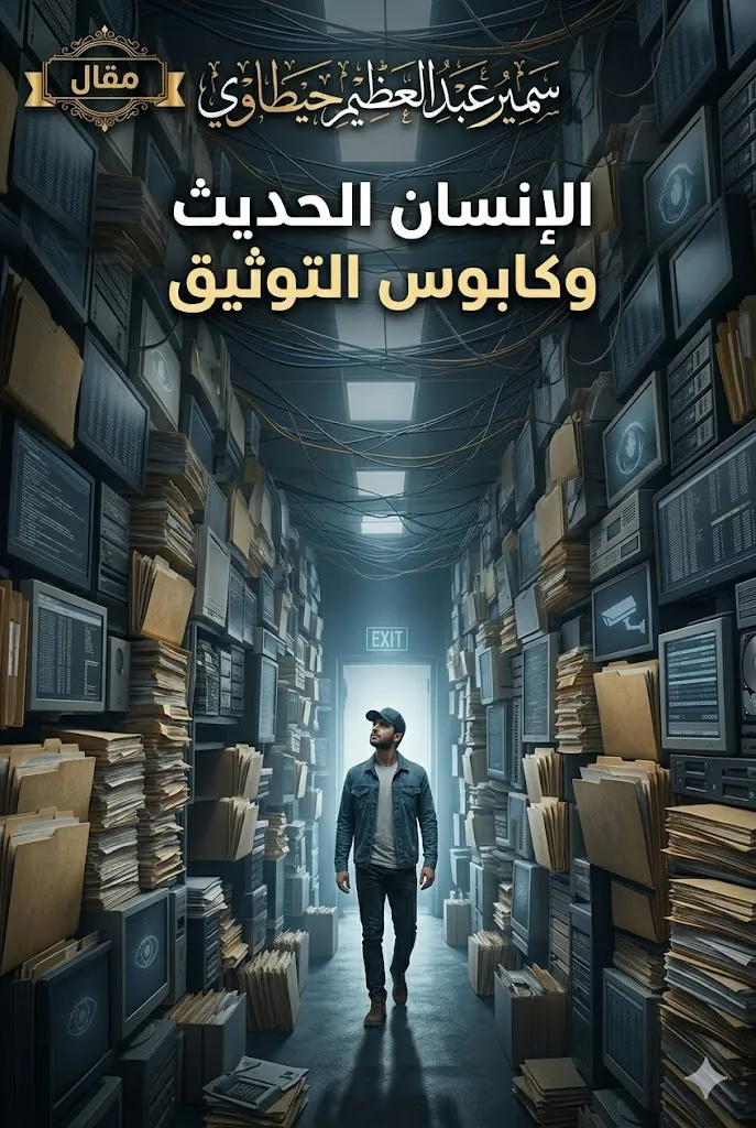 غلاف الإنسان الحديث وكابوس التوثيق