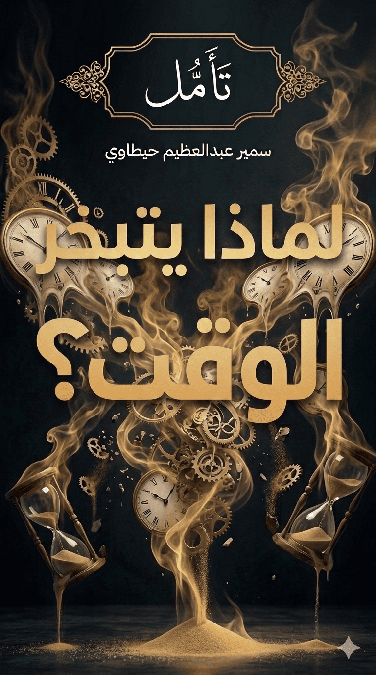 غلاف لماذا يتبخر الوقت؟