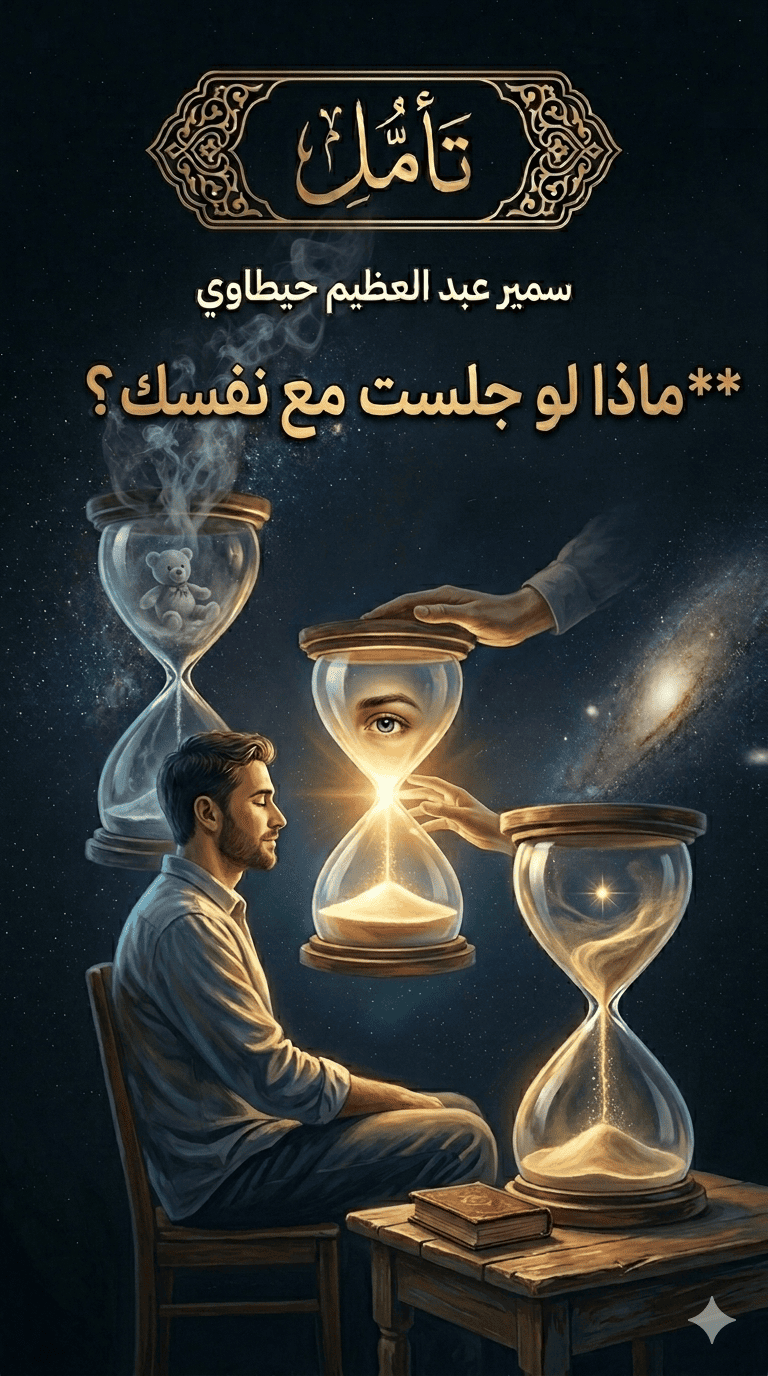 غلاف ماذا لو جلست مع نفسك؟