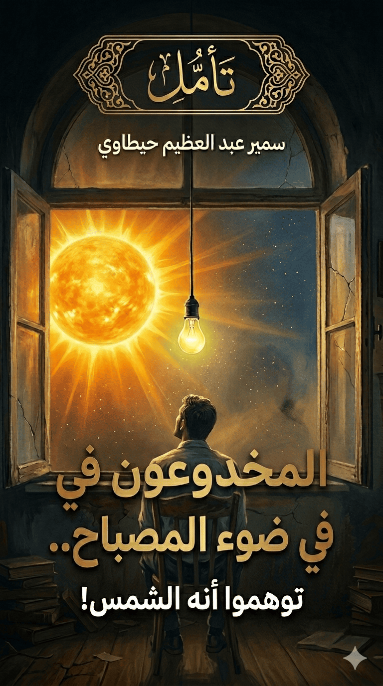 غلاف المخدوعون في ضوء المصباح.. توهموا أنه الشمس!