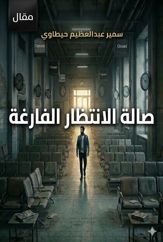 غلاف صالة الانتظار الفارغة