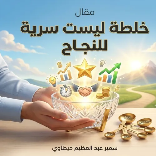 غلاف خلطة ليست سرية للنجاح