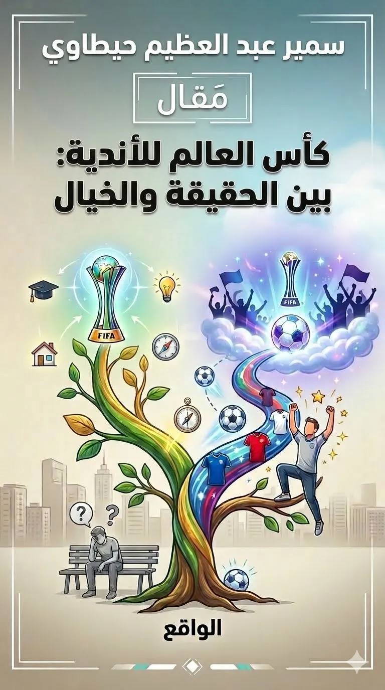 غلاف كأس العالم للأندية بين الحقيقة والخيال