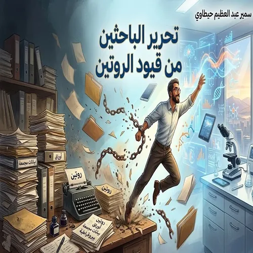 غلاف تحرير الباحثين من قيود الروتين