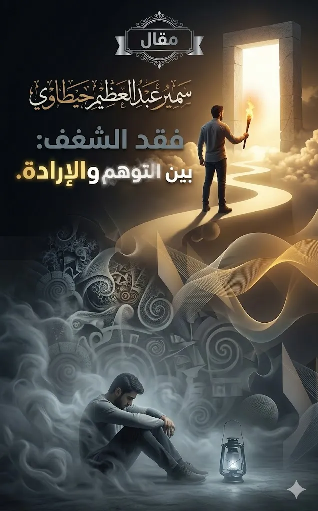 غلاف فقد الشغف: بين التوهم والإرادة.